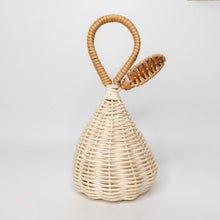 Load image into Gallery viewer, Rattan Pear Rattle