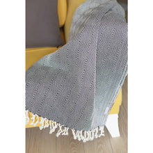 Load image into Gallery viewer, 100% Turkish Cotton Handwoven Throw Blanket
