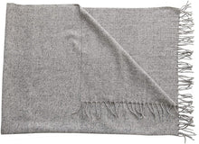 Load image into Gallery viewer, Wool Blend Throw With Fringe