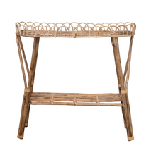 Load image into Gallery viewer, Woven Rattan Accent Table