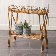 Load image into Gallery viewer, Woven Rattan Accent Table