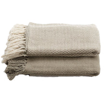 Load image into Gallery viewer, Chevron Cotton Throw Blanket