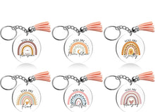 Load image into Gallery viewer, Boho Rainbow Keychain
