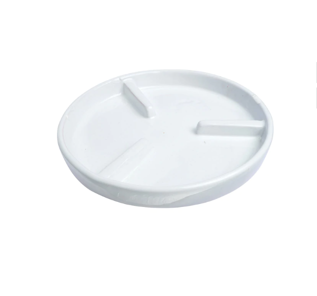 White Matte Saucer