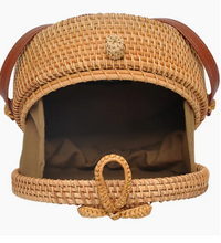 Load image into Gallery viewer, ANTIK KRAFT Bamboo Circle Bag
