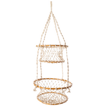 Load image into Gallery viewer, Jhuri Double Hanging Basket
