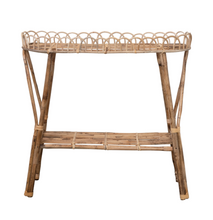 Load image into Gallery viewer, Woven Rattan Accent Table
