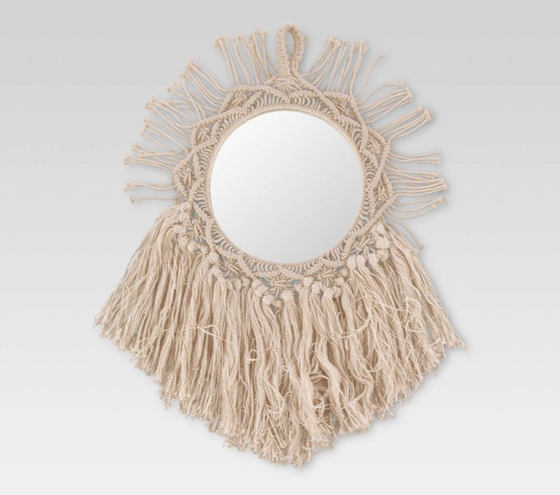 Macrame Wall Mirror