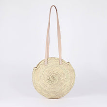 Load image into Gallery viewer, Tulum Round Straw Bag
